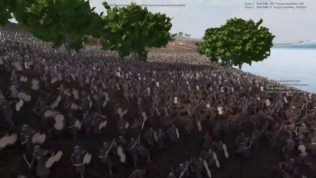 300 Super Spartans VS 5 Million Persian Invaders! - Ultimate Epic Battle Simulator 2 UEBS 2 смотреть онлайн