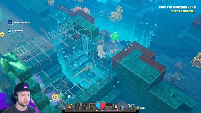 UNDERWATER TEMPLE & ANCIENT GUARDIAN BOSS!!!! 🌊 Minecraft Dungeons Hidden Depths смотреть онлайн