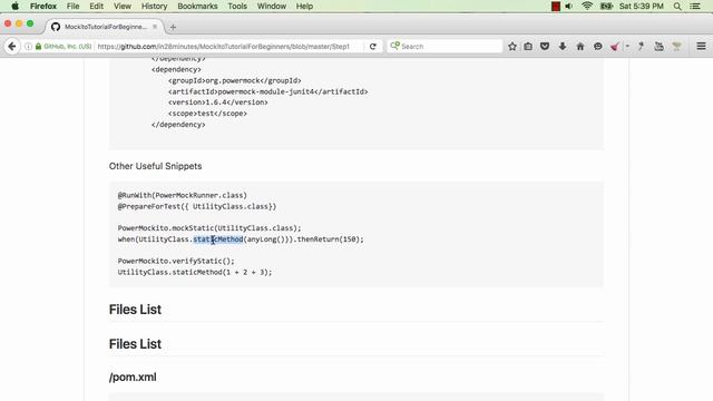 Mockito with PowerMock - Tutorial on Mocking final and static methods смотреть онлайн