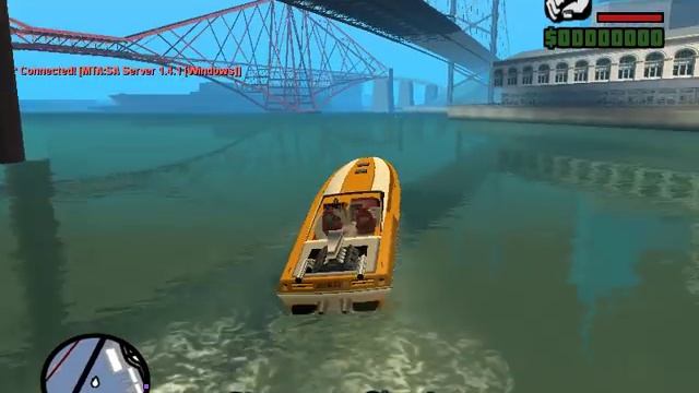 Water reflections in GTA San Andreas (MTA Water Shader test) смотреть онлайн