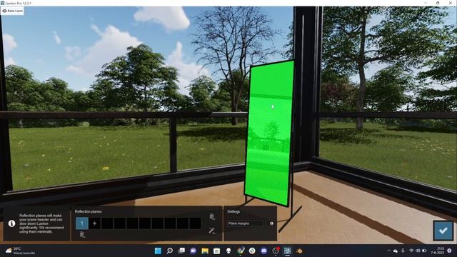 Lumion - Learn How To Make A Mirror With Reflection In Lumion
