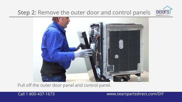 Replacing the High-Limit Thermostat on a Dishwasher смотреть онлайн