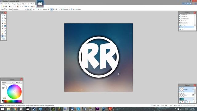 How to make an Awesome profile picture with Paint.Net смотреть онлайн