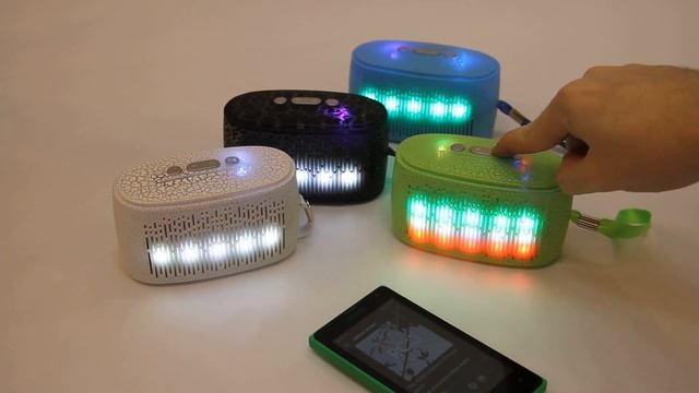Беспроводная колонка с Bluetooth RK-906 однотонный корпус смотреть онлайн