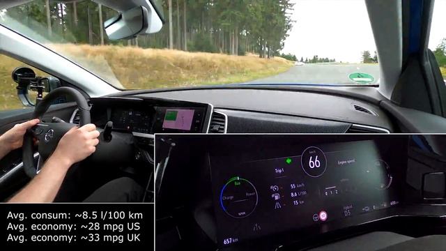 Opel Grandland Hybrid4 2021 2022: trip with fuel consumption economy test (Vauxhall) :: [1001cars] смотреть онлайн