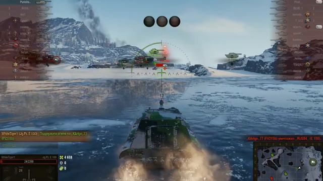 Бой на Jagdpanzer E 100 Карта:Штиль Часть 2 смотреть онлайн
