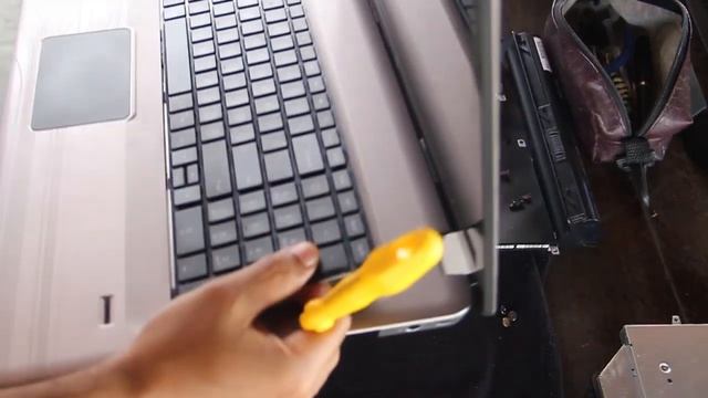 HP PAVILION DV7 DISASSEMBLING - DESMONTAR HP LAPTOP смотреть онлайн