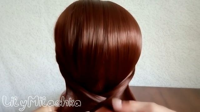 Красивая прическа - коса рыбий хвост. смотреть онлайн