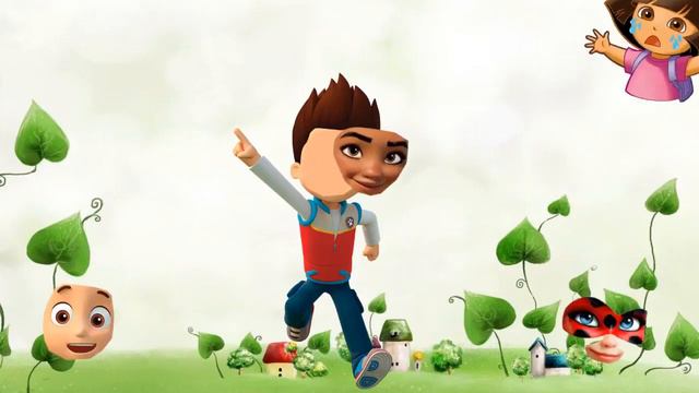 PAW Patrol Mighty Pups Rescue - Wheels On The Bus+Old MacDonald Had A Farm Animal sounds Song смотреть онлайн