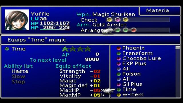 Final Fantasy VII (PS 1) Part 26 - Wutai Pagoda  (Yuffie Limit Break)