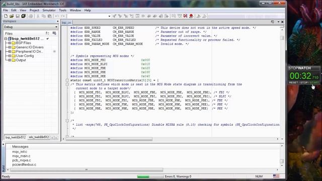 Using parallel build in IAR Embedded Workbench смотреть онлайн