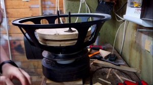 как приклеть магнит динамика | как приклеить верхний магнитопровод на горячую