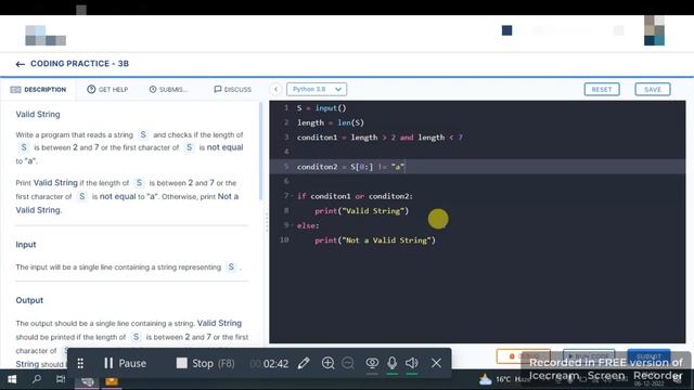 Valid String #python #pythonforbeginners #pythonprogramming #coding #ccbp #coding смотреть онлайн