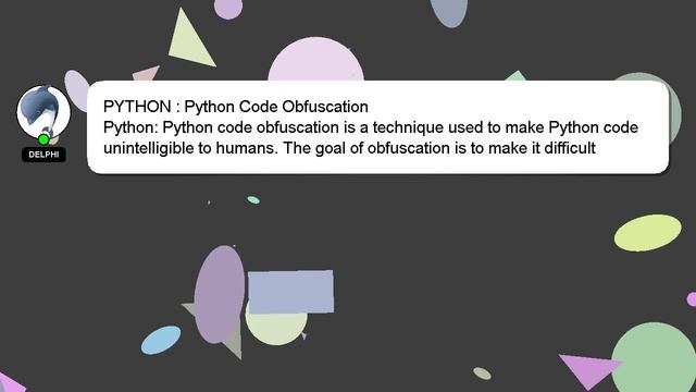 PYTHON : Python Code Obfuscation смотреть онлайн