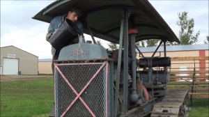 Запуск старого Caterpillar 1926 года + поездка