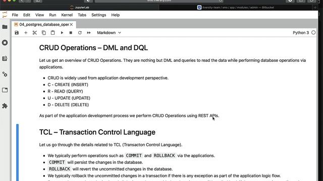Programming Essentials Python - Database Operations - CRUD Operations - DML and DQL смотреть онлайн