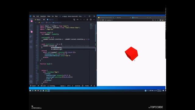 ThreeJS en React смотреть онлайн