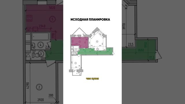 Перепланировка квартиры с длинным коридором смотреть онлайн