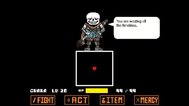 Inktale Sans Phase 1 (Undertale Fangame) смотреть онлайн