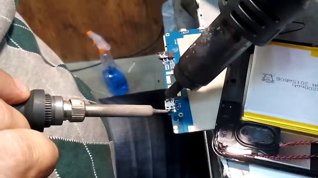 Как выпаять разъём питания