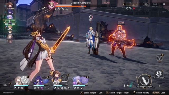 Simulated universe world 3 difficulty 2 hunt build (F2P account) | Honkai Star Rail смотреть онлайн