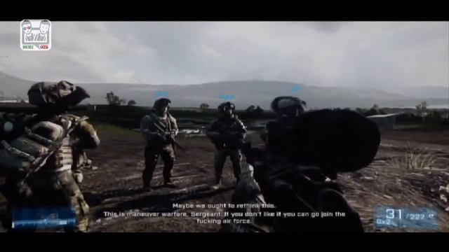 Приколы, баги, глюки: Как потерять сознание в Battlefield 3/Fun, bugs, secrets, glitches, fails смотреть онлайн