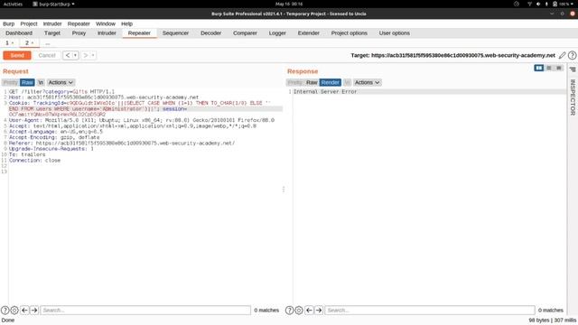 SQL Injection | Blind SQLi - Error Based | WebApp Security смотреть онлайн