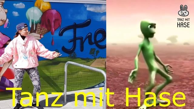 Dame Tu Cosita Challenge Зеленый Человечек Танец || Tanz mit Hase - Веселый Танец || Часть 2 смотреть онлайн