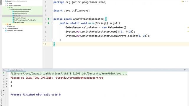 Java @Deprecated Annotation 怎么用？ смотреть онлайн