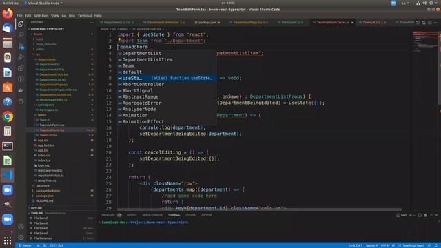React. TypeScript. Design functional components in app. Implement new components: Page, List, Item смотреть онлайн