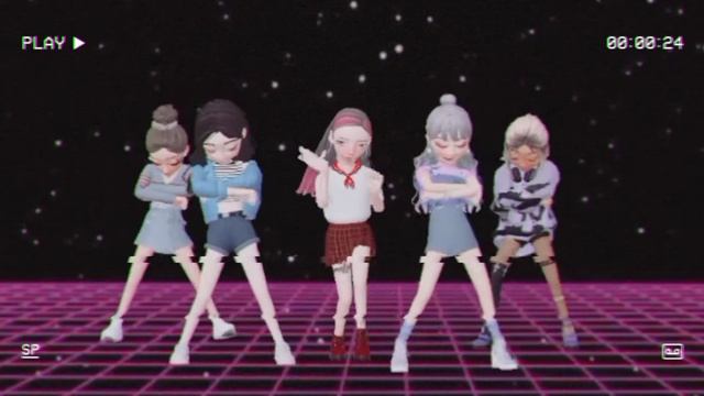BLACKPINK - PRETTY SAVAGE DANCE PRACTICE BY ZEPETO смотреть онлайн