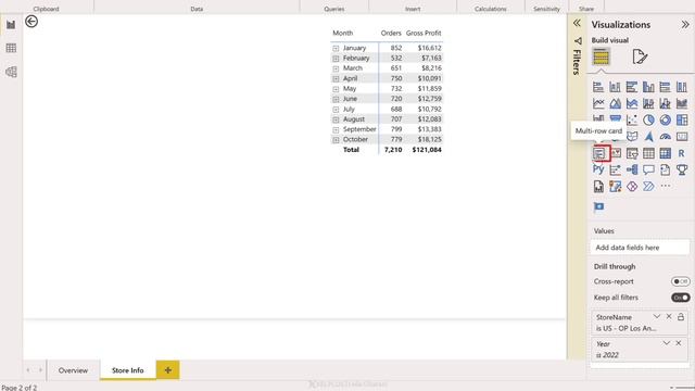 How to use Drill Through in Power BI. ? ONE click from chart to details смотреть онлайн
