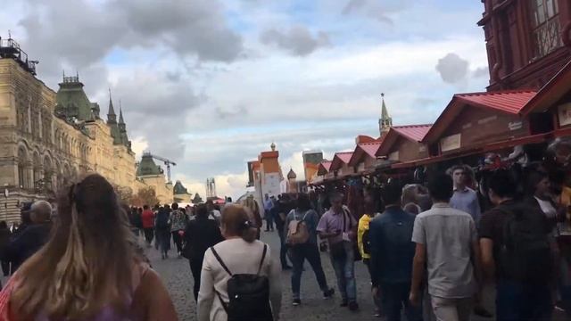 Москва август 2018,Новый Арбат,кафе «Black Star Burger “,Красная площадь (часть2)