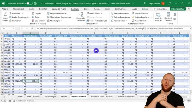 Planilha para Controle de Ações e IR (+ETFs, BDRs, FIIs, Opções, Day Trade) 2.0 [Download Gratuito] смотреть онлайн