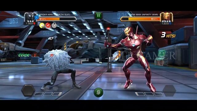 Spiderman Vs Iron Man - EPIC BATTLE MARVEL SUPERHEROES MARVEL Contest of Champions Super Hero Figh смотреть онлайн