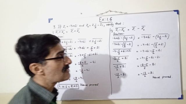 Mathematics 9th EX:1.6 Q.3,Q.4 Chap # 1 OPERATION OF COMPLEX NUMBERS смотреть онлайн