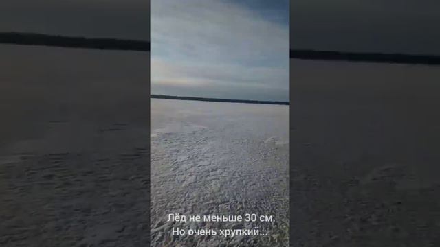 Обстановка на Ладоге. д.Черноё на 06.04.21г. Последний лёд! смотреть онлайн