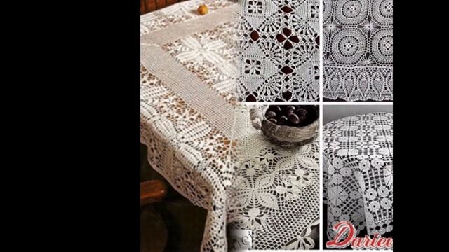 Вязание Скатерти - видео - образцы работ 2019 / Knitting Tablecloths - Video / Knitting Tischdecken смотреть онлайн
