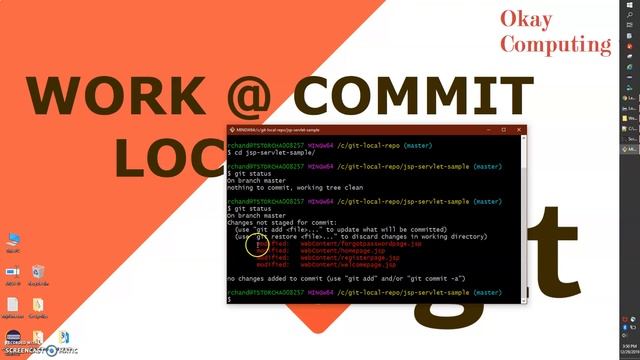 GIT work and commit code changes in local repository смотреть онлайн