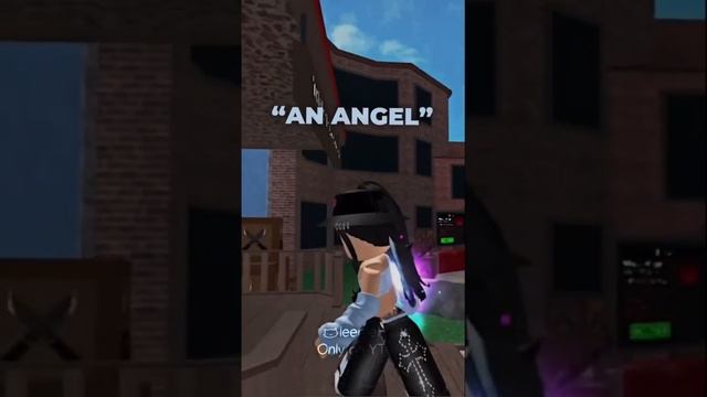 Who r u? An Angel | #roblox #mm2 #shorts | Roblox mm2 Edit смотреть онлайн