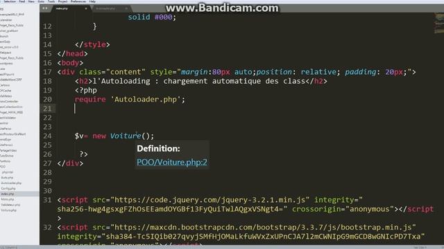 [PHP : POO] : L' Autoloading смотреть онлайн