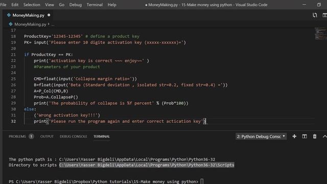 Convert python scripts to EXE , add password, Make Money смотреть онлайн