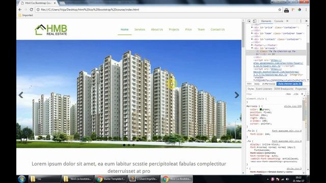 32 arrow up - HTML CSS Bootstrap Project - A Static Website смотреть онлайн