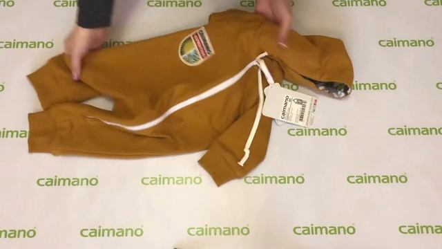 Детский комбинезон Caimano из футера Patsy (весна-лето), 101 Горчичный смотреть онлайн