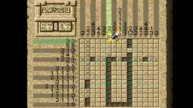 Tamori no Picross 6/26 Gameplay | タモリのピクロス 6/26 (Satellaview) смотреть онлайн