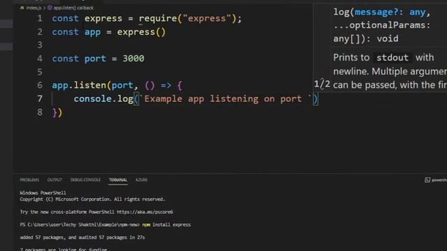 How to setup a basic express server смотреть онлайн