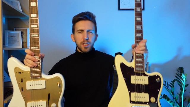 Harley Benton JA-60 vs Squier 40th Anniversary Jazzmaster (Review, Demo, Sound Comparison) смотреть онлайн