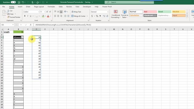 How To Generate A Random Password In Excel смотреть онлайн
