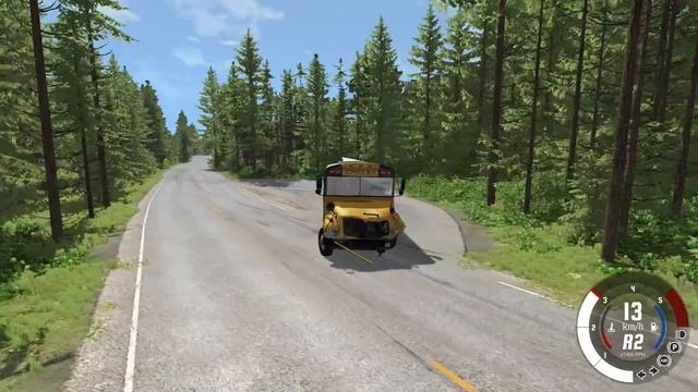 BEAMNG.DRIVE - American School Bus (PC) / Lets Play BeamNG.Drive смотреть онлайн