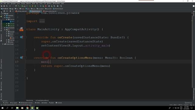 Menu Action Bar in 3 minutes KotlinEXPRESS смотреть онлайн